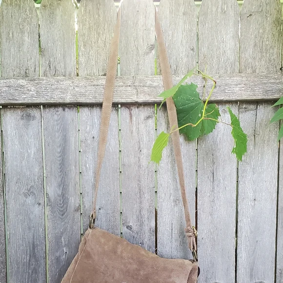 Suede Crossbody Purse - Picture 3 of 4